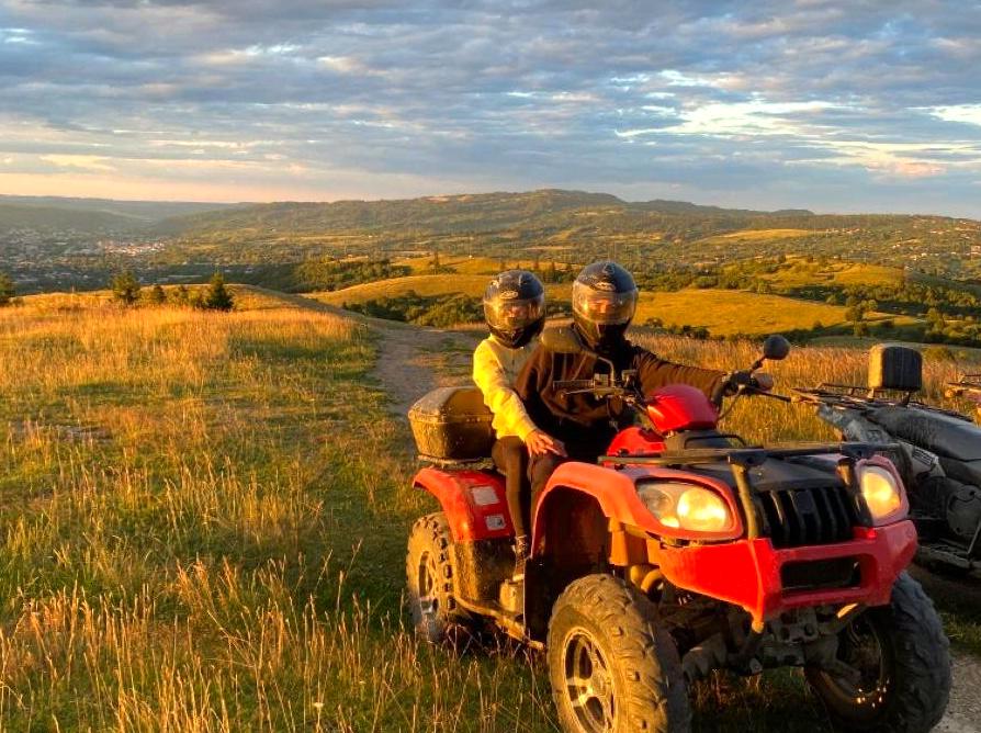 Enjoy adrenaline-pumping quad biking through picturesque terrains.