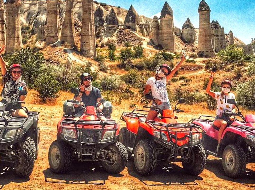 Traverse stunning landscapes with an exhilarating quad bike expedition.