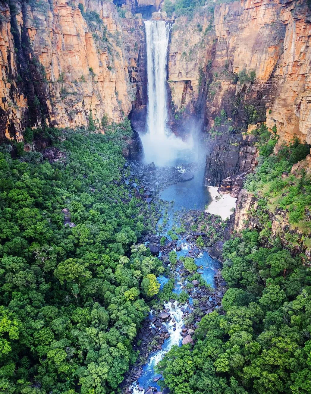 Jim Jim Falls and Twin Falls