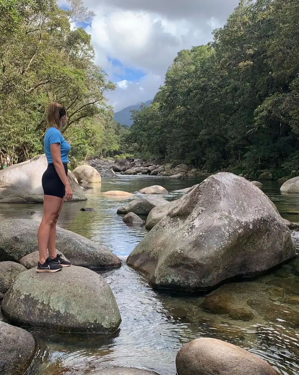 Cooling Down In The Beautiful Mossman Gorge